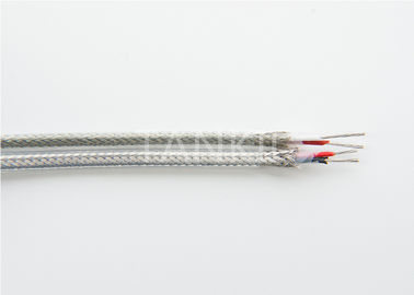 Type fil de K de bouclier d'acier inoxydable de fil de thermocouple d'extension