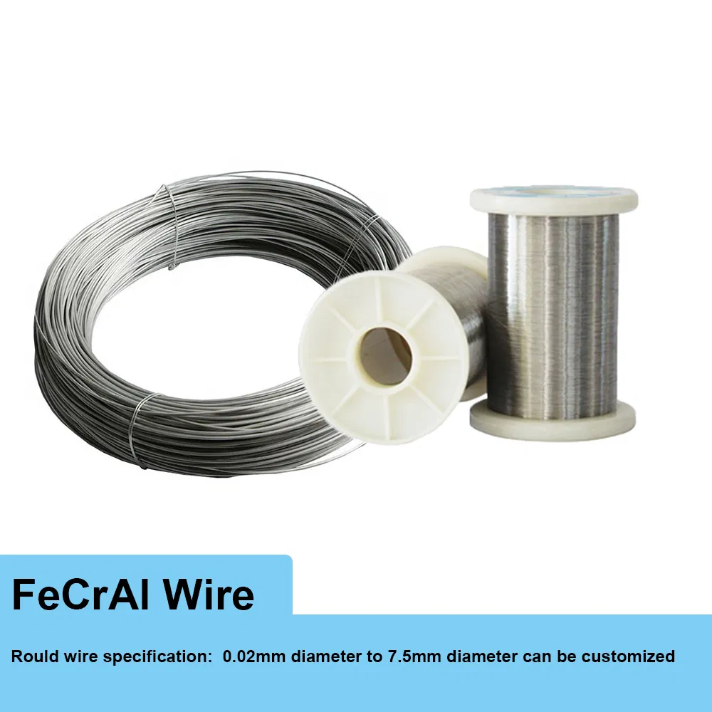 Alliage fécal 0cr21al6nb 0cr27al7mo2 0cr25al5 Élément de chauffage électrique de four 0