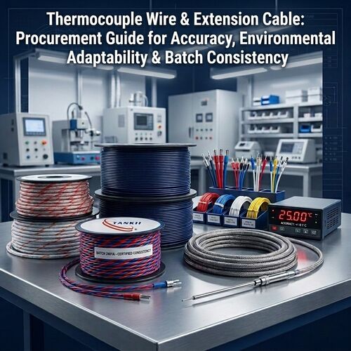 Latest company news about Fils et câbles d'extension pour thermocouple : Guide d'approvisionnement pour la précision, l'adaptabilité environnementale et la cohérence des lots